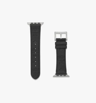 Correa para Apple Watch de 42-49 mm en piel con monograma en relieve