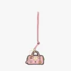 Dije 2D Ella Boston en piel con estampado Monogram
