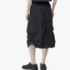Falda midi Monogram de nailon reciclado