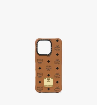 Funda para iPhone 16 Pro MCM x Casetify con placa de latón Bioveg
