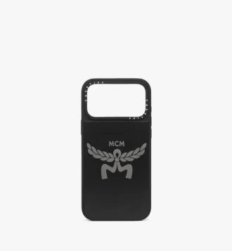 Funda para iPhone 17 Pro Max con logotipo de MCM x Casetify