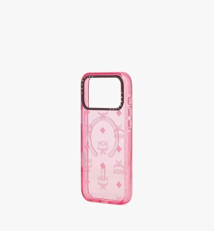 Funda para iPhone 17 Pro Max MCM X Casetify Monogram Impact Funda para iPhone 17 Pro Max MCM X Casetify Monogram Impact