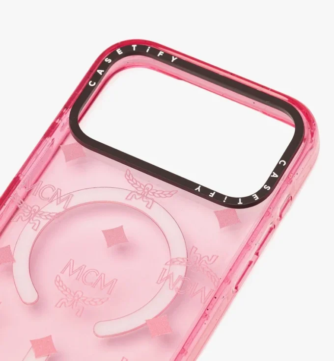 Funda para iPhone 17 Pro Max MCM X Casetify Monogram Impact Funda para iPhone 17 Pro Max MCM X Casetify Monogram Impact