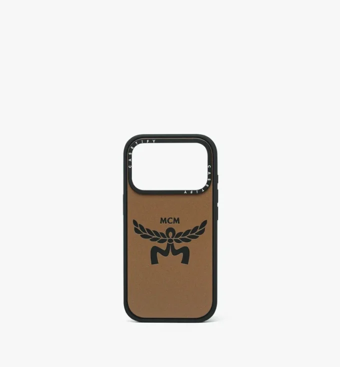 Funda para iPhone 17 Pro MCM X Casetify Logo Impact