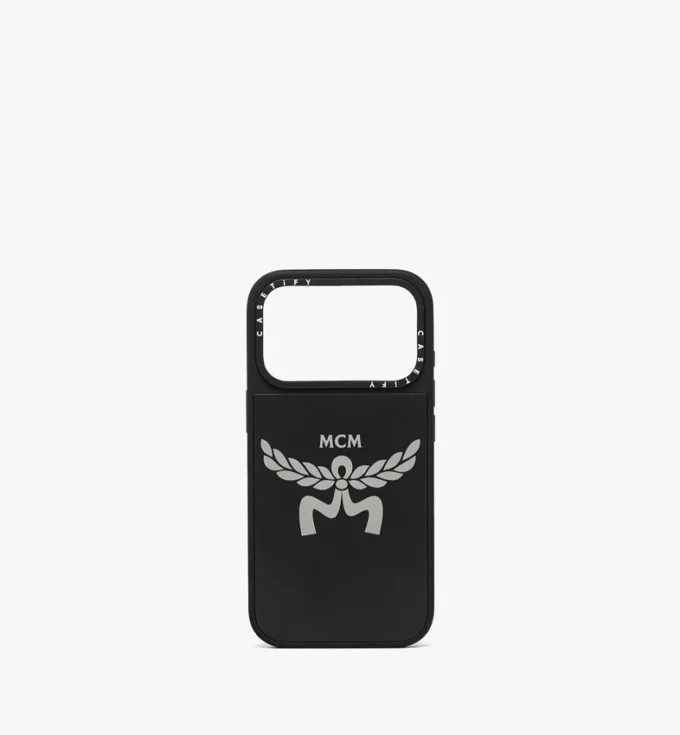 Funda para iPhone 17 Pro MCM X Casetify Logo Impact