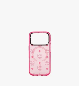 Funda para iPhone 17 Pro MCM X Casetify Monogram Impact