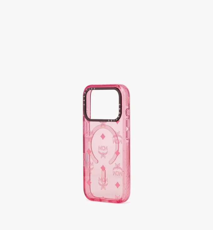 Funda para iPhone 17 Pro MCM X Casetify Monogram Impact