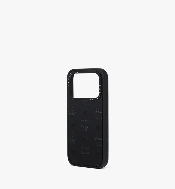 Funda para iPhone 17 Pro MCM X Casetify Monogram Impact Funda para iPhone 17 Pro MCM X Casetify Monogram Impact