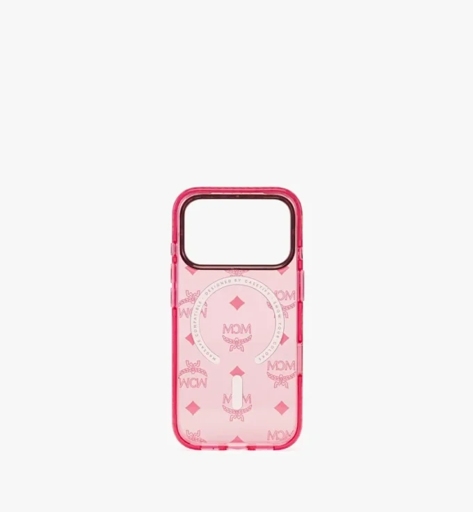 Funda para iPhone 17 Pro MCM X Casetify Monogram Impact