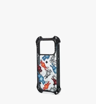 Funda para iPhone 17 Pro MCM X Casetify Rabot Monogram Bounce
