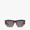 Gafas de sol cuadradas con monograma