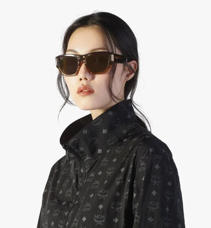 Gafas de sol cuadradas con monograma