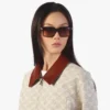 Gafas de sol cuadradas de gran tamaño