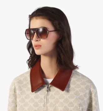 Gafas de sol geométricas