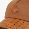 Gorra Diamond de algodón y piel con estampado Monogram
