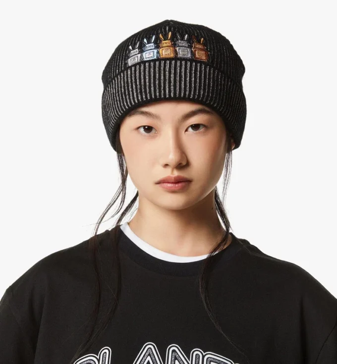 Gorro Rabot de lana con lurex