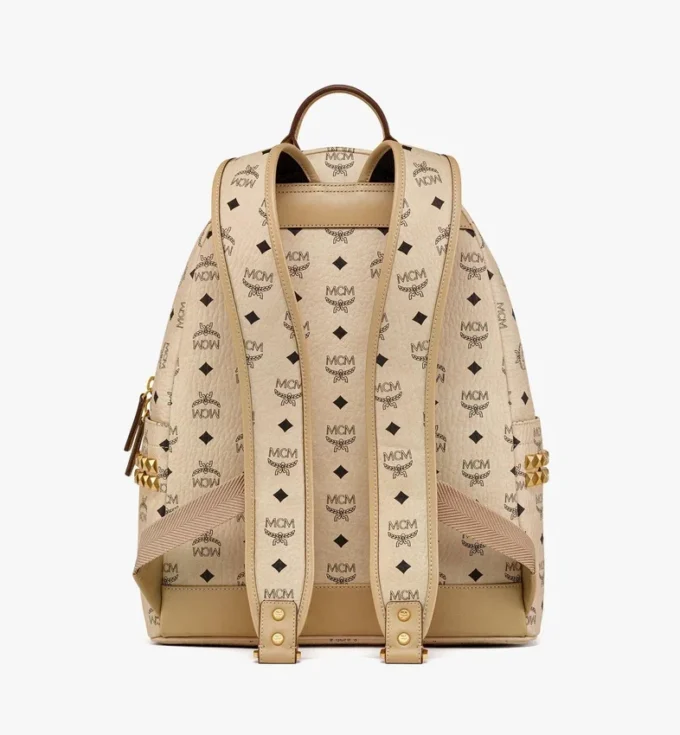 Mochila Stark con tachuelas laterales en Visetos Mochila Stark con tachuelas laterales en Visetos