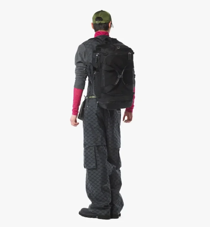 Ottomar Weekender en Econyl® y piel Ottomar Weekender en Econyl® y piel