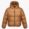 Parka de nailon ripstop con monograma