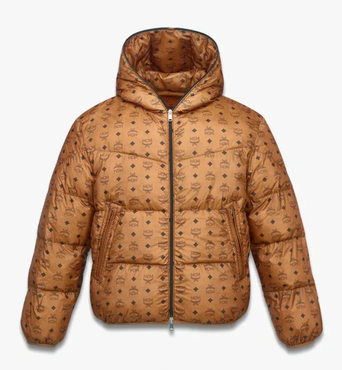 Parka de nailon ripstop con monograma