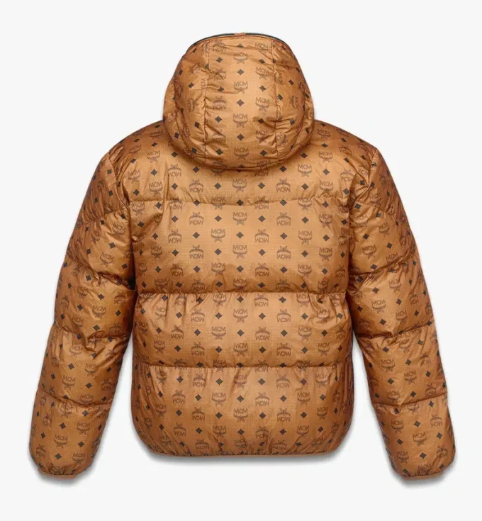 Parka de nailon ripstop con monograma