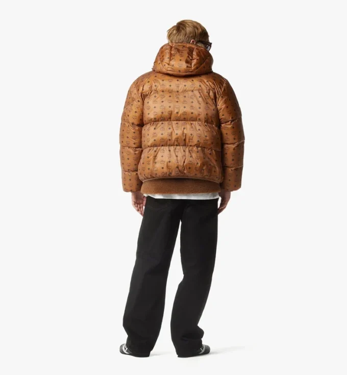 Parka de nailon ripstop con monograma