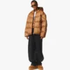 Parka de nailon ripstop con monograma