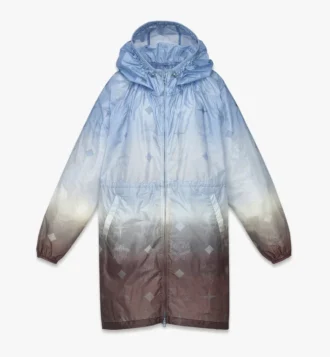 Parka de nailon ripstop con monograma degradado Parka de nailon ripstop con monograma degradado