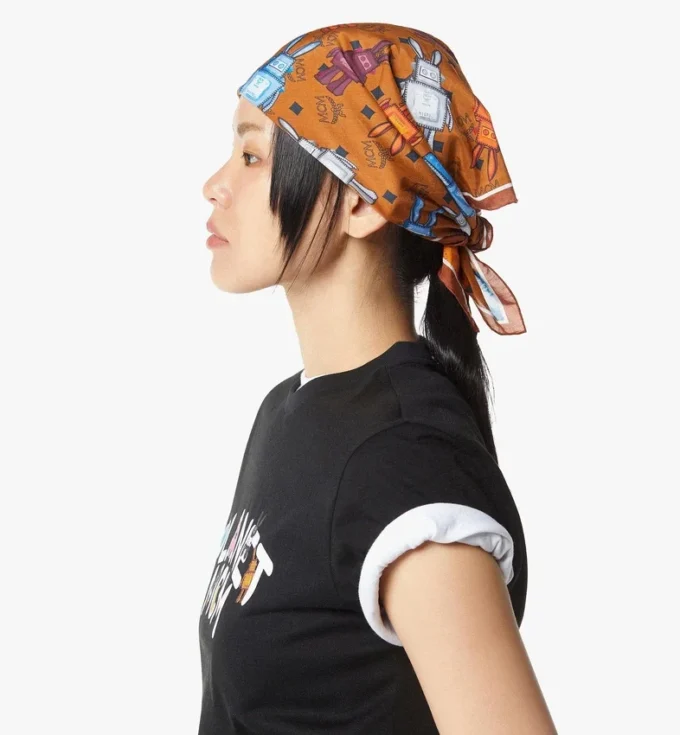 Pañuelo bandana con estampado Monogram Rabot Pañuelo bandana con estampado Monogram Rabot