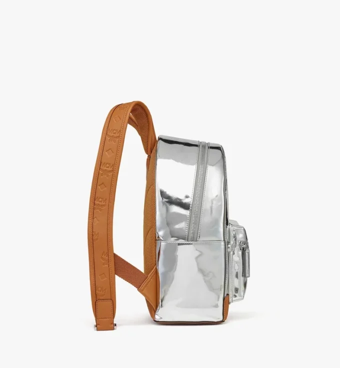 Stark Backpack en piel metalizada