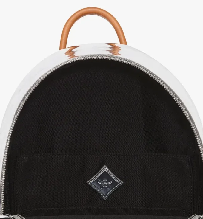 Stark Backpack en piel metalizada