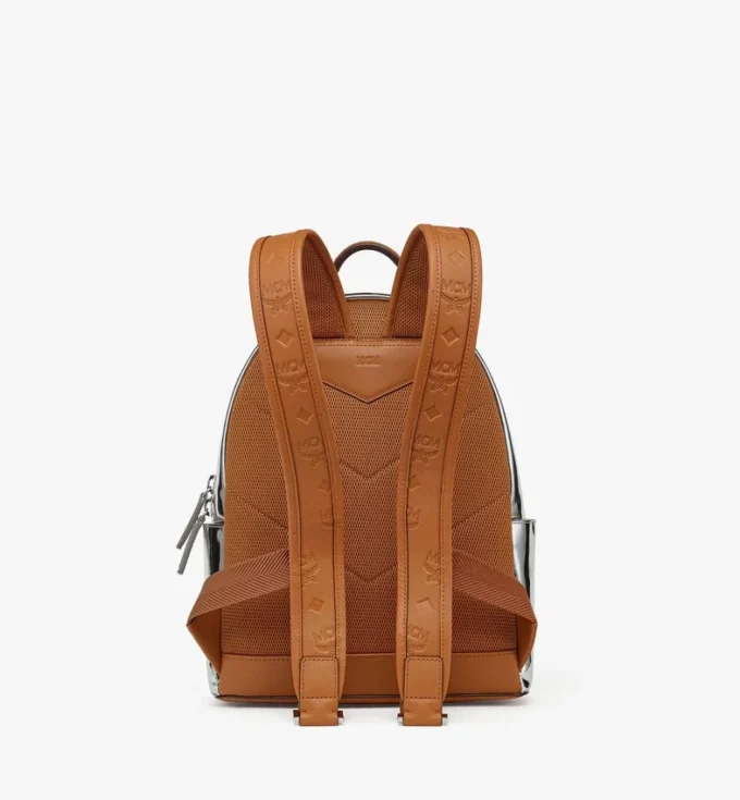 Stark Backpack en piel metalizada
