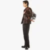 Stark Backpack en piel metalizada