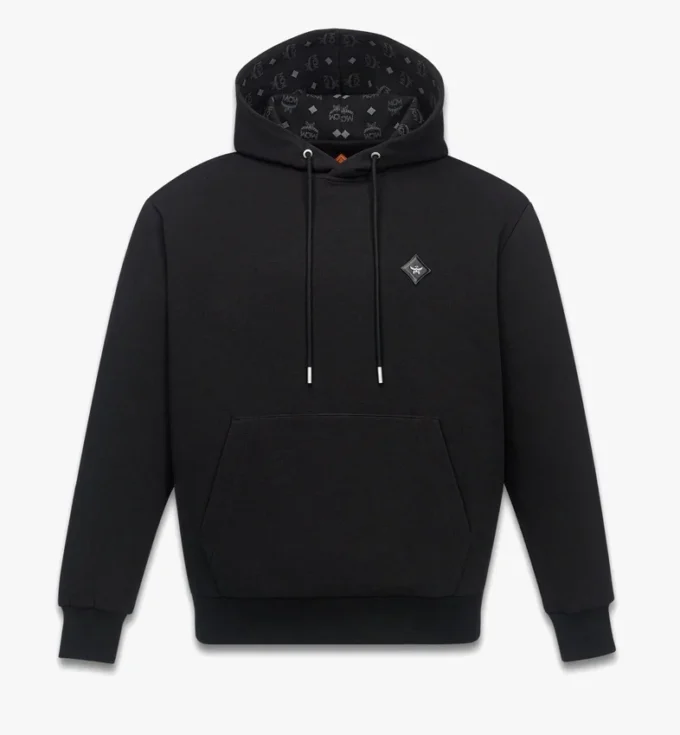 Sudadera Essential con capucha de ponte y parche con el logotipo Sudadera Essential con capucha de ponte y parche con el logotipo